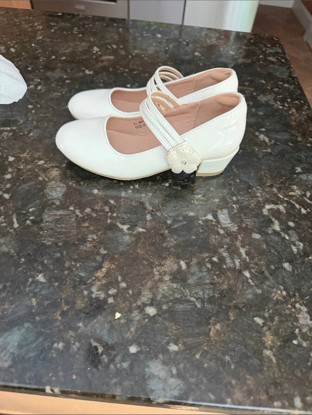 White size 12 girls shoes
